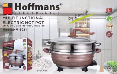 Электрокастрюля Hoffmans HM-3031 1500 Вт 8л 32см