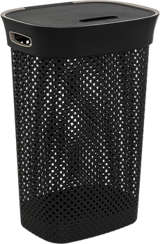 Кошик для білизни 5five Simply Smart Hamper антрацитовий 60 л (3560233510488)