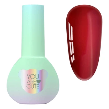 Гель-лак витражный YOU ARE CUTE Color 131 бордовый, 5 мл