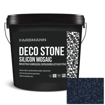 Мозаичная силиконовая штукатурка Farbmann DECO STONE SILICON MOSAIC QT6 23кг
