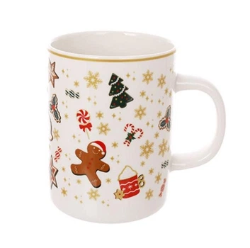 Кружка фарфоровая 400мл Christmas 380-457-4