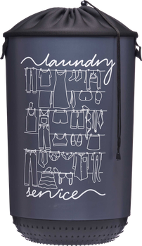 Kosz na pranie Kipit Clothes Line zamykany 40 l (8430852185938)