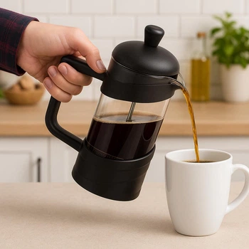 Френч-пресс заварник для кофе и чая BlackBrew, 600 мл