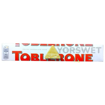 Набір білого шоколаду Toblerone з медом і мигдальною нугою 100 г 20 шт (0122)