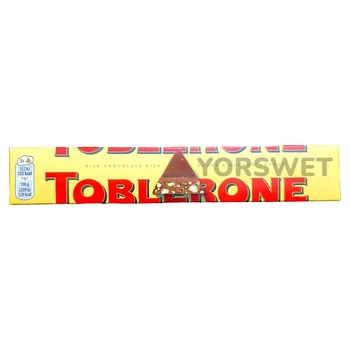 Набір шоколаду Toblerone молочний з медом і мигдальною нугою 100 г 20 шт (0119)