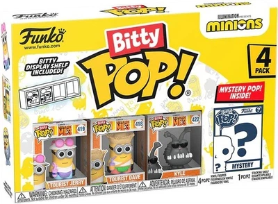 Zestaw figurek-niespodzianek Funko Bitty POP Minions Series 4 4 szt (0889698730389)