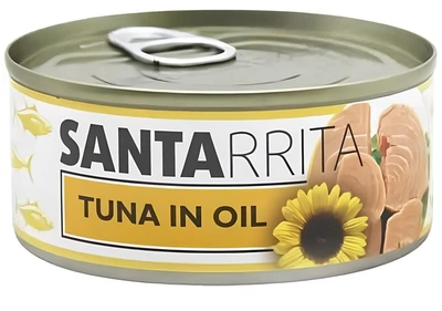 Тунець цілий Santarrita в олії 150 г (8435761500193)