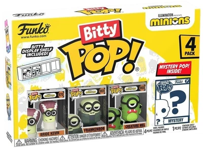 Zestaw figurek-niespodzianek Funko Bitty POP Minions Series 2 4 szt (0889698730365)