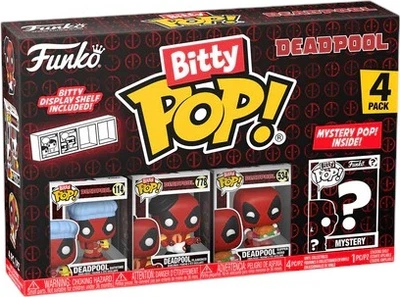 Zestaw figurek-niespodzianek Funko Bitty POP Marvel Deadpool Bathtime 4 szt (0889698849609)