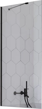 Шторка для ванны Radaway Idea Black PNJ 500x1500 прозрачная/черная