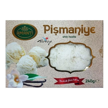 Восточные сладости Пишмание ваниль (Pismaniye vanila) упаковка 240 г (0,24 кг) тм Amanti