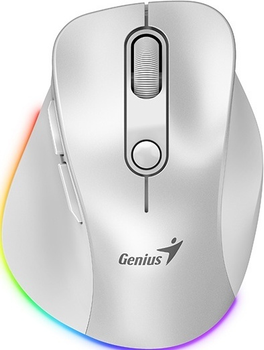 Миша Genius Ergo 9000S Pro Wireless/Bluetooth Pearl White (31030039400)