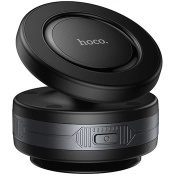 Автодержатель HOCO H87 Dragon electric suction cup magnetic (universal) (Black / Metal gray) (232689)