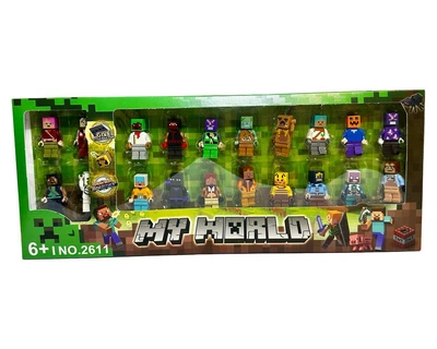 Набор игровых фигурок персонажи My World 20 шт. с оружием (2611)