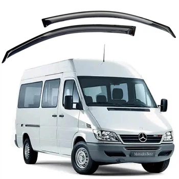 Дефлектори вікон для Mercedes-Benz Sprinter (W901-905) 1995-2006 на скотчі (Acrylic)