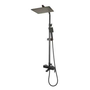 Тропический душ со смесителем Koer KB-56009-05 черный KR3507