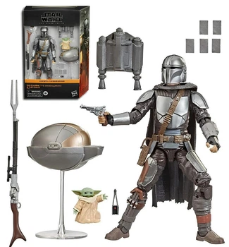 Фігурка Star Wars Black Series — Мандалорець (Din Djarin) і Ґрогу — 16 см