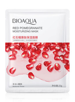 Тканевая маска для лица Bioaqua с экстрактом граната, 25 г