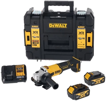 Шлифмашина угловая болгарка DeWalt бесщеточная аккумуляторная DCG407M2T