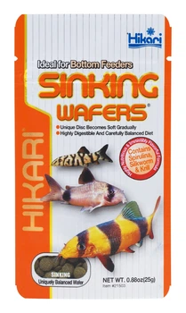 Корм Hikari Tropical sinking wafers 25g для сомиков и других плотоядных рыб