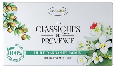 Косметичне мило "Арганова олія та Жасмін" Marigold natural, 90 г