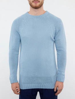 Джемпер чоловічий Trendyol TMNAW25KZ00000 L Blue (8683049830597)