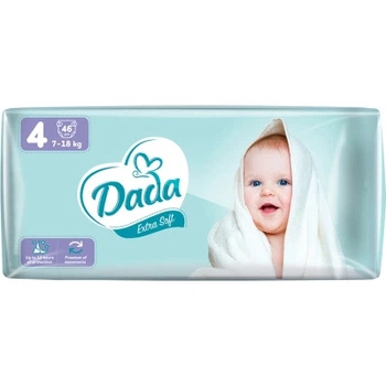 Подгузники Dada Extra Soft 4 (7-18 кг) 46 шт (4823071646436_4820174980825)