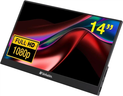 Монитор портативный сенсорный 14" Verbatim PM-14 Full HD IPS 60 Гц