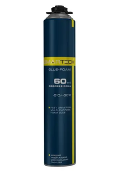 Клей-піна швидкої фіксації 60с професійна SMARTECH PRO 860 мл