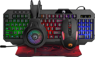 Комплект дротовий Marvo CM430 Black (CM430 EN)