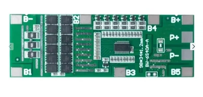 BMS 6s Контроллер (плата защиты) Li-ion аккумуляторов 40а с балансировкой