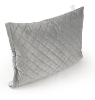 Чохол на подушку Руно 50х70 VeLour "Grey ромб" (382.55_Grey ромб)