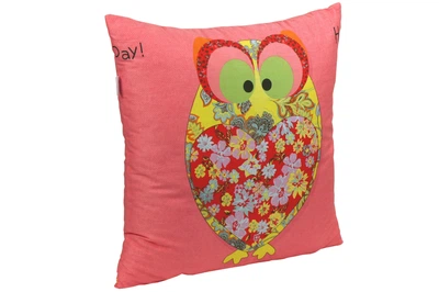 Подушка Руно 50х50 силіконова "Owl Red" (306_Owl Red)