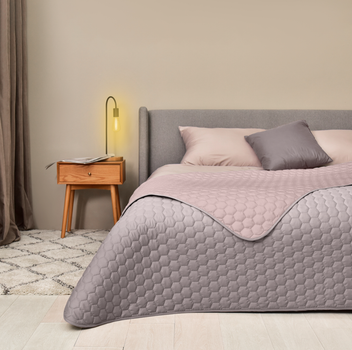 Покривало двостороннє Silhouette IDEIA 220*240 бежеве (8-35590*002)