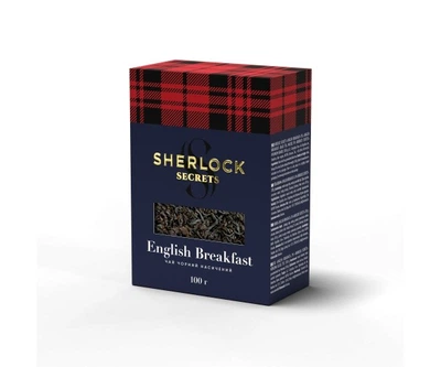 Чай чорний листовий English Breakfast Sherlock Secrets 100 г