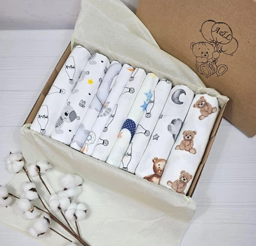 Пеленки для младенца набор a.l.babybox Милк 2