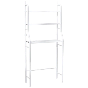 Полка стеллаж напольная над стиральной машиной Laundry Rack 65 х 25 х 155 (R94069) Белый