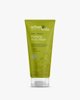 Заспокійливий гель для тіла Urban Veda Body Wash Neem Botanics із рослинними екстрактами м'яти, евкаліпта та гамамелісу для жирного типу шкіри 200 мл