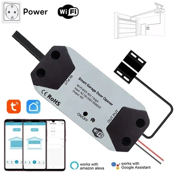 Wi-Fi контроллер секционными гаражными воротами Wofea WG-088 АС 220V Tuya / Smart Life