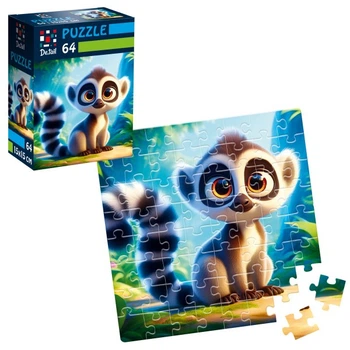 Пазли Vladi Toys Лемур у джунглях DT1234-14 64 деталі