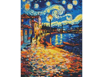 Алмазная мозаика Звёздный берег, Brushme (40x50 см), DBS54015