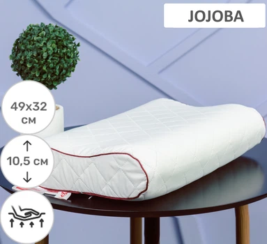 Подушка ортопедична MirSon №6105 Steep Line Jojo Memory 49х32х10.5 см (2200003261059)