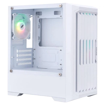 Корпус 1stPlayer H2-WH-4F7-W White без БП