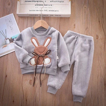 Дитячий костюм "Rabbit Whiskers" Сірий 104–110 см