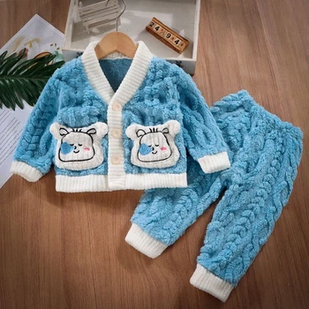 Дитячий костюм "Fluffy" Блакитний 75–80 см