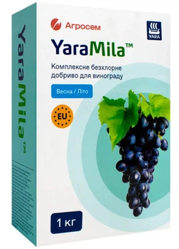 Добриво для винограду комплексне гранульоване безхлорне Yara Mila 1кг