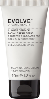 Krem przeciwsłoneczny do twarzy Evolve Climate Defence SPF30 nawilżający 40 ml (5060200046333)