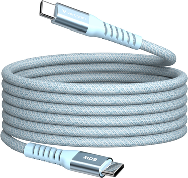Кабель Verbatim 60 Вт, USB-C–USB-C, 120 см Блакинтий (31852)