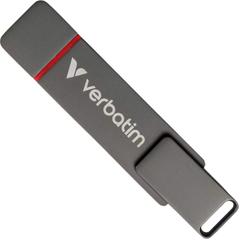 Pendrive Verbatim Dual QuickStick 512GB USB 3.2 Gen1 + Type-C Grey (23942320425)