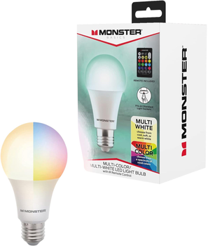 Lampa LED Monster Lamp LED Multicolore & Multiwhite A19 E27 (MLB7-1046-WW)